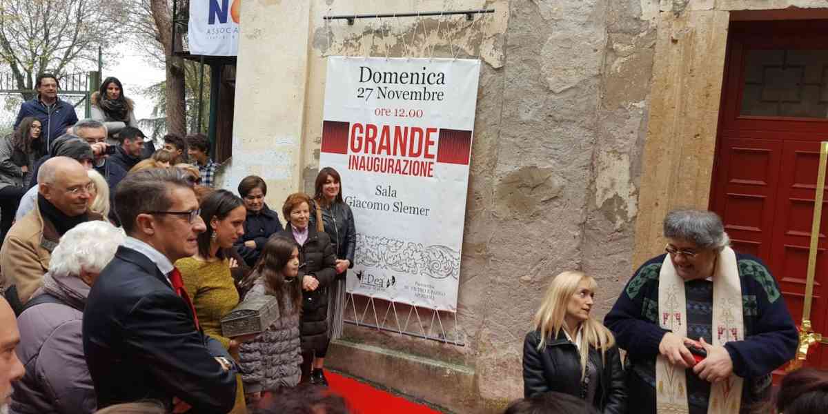 Intitolato a Giacomo Slemer il teatro di Poiano