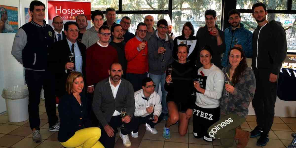 Atleti in vasca senza barriere