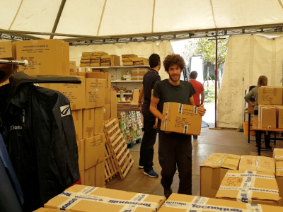 37 quintali di alimenti ai terremotati di Norcia
