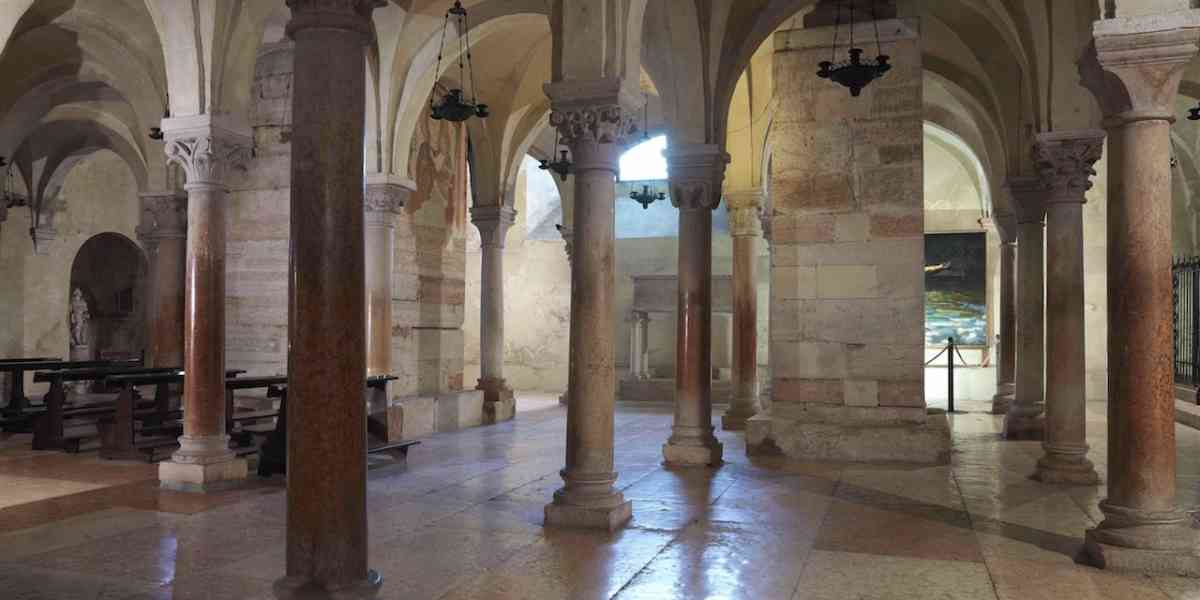 La cripta di San Zeno "salvata" dall'umidità