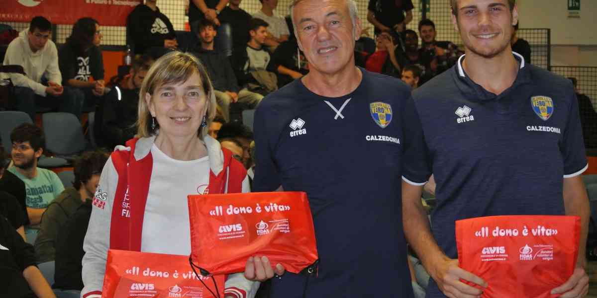 BluVolley e Fidas Verona insieme per il dono del sangue