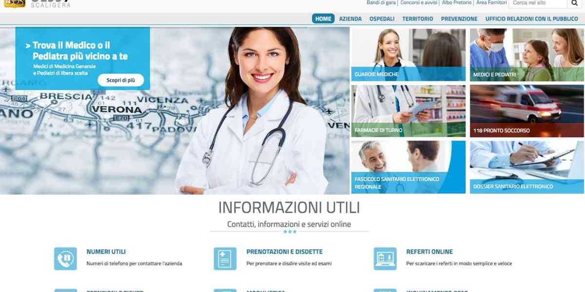 Il nuovo sito dell'Ulss 9 è a misura di cittadino