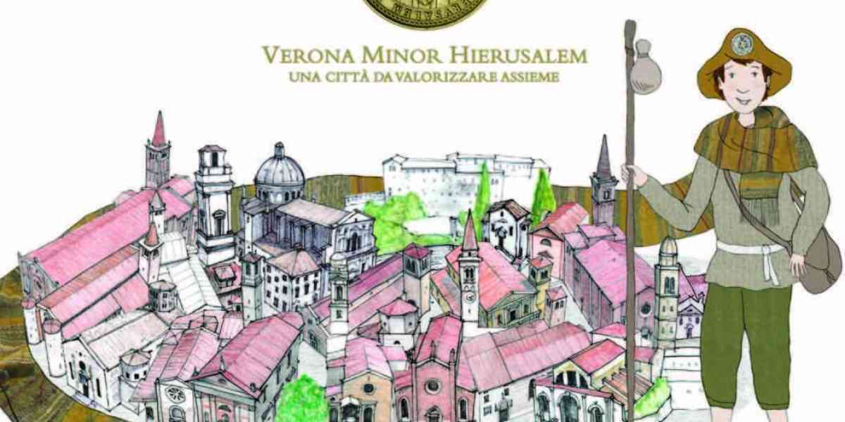 Pellegrini tra le chese di Verona