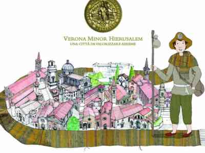 Pellegrini tra le chese di Verona
