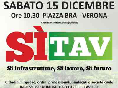 Il Veneto scende in piazza per la Tav e le infrastrutture