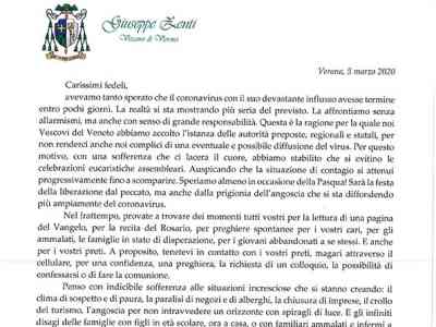 Lettera del vescovo Zenti a tutti i fedeli