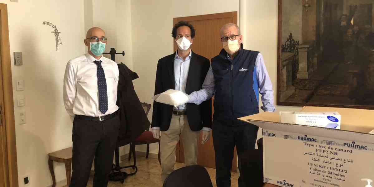 Mascherine in dono all'Ulss dagli imprenditori di Apindustria