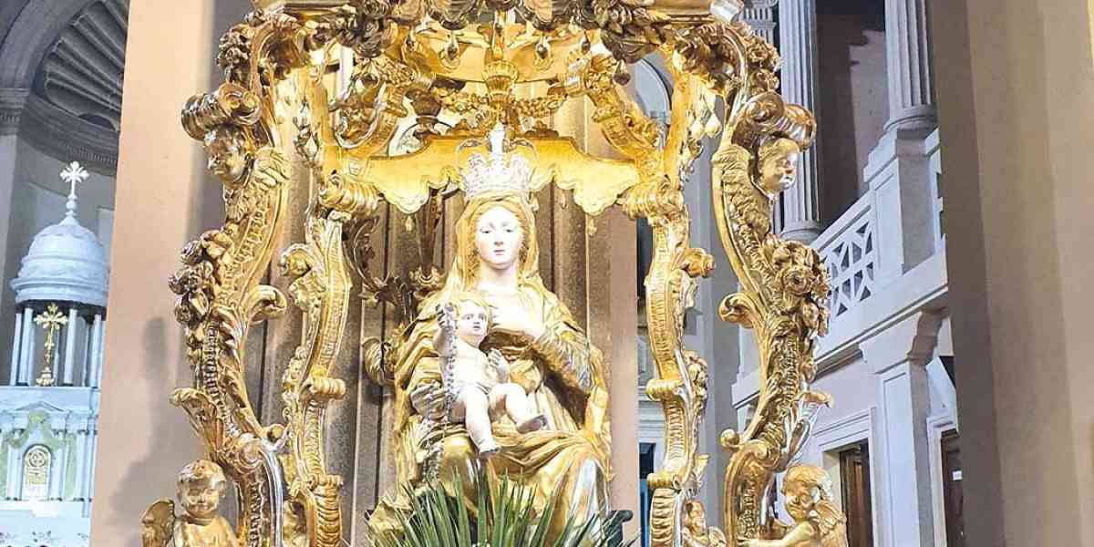 Colognola ai Colli. Restaurata la statua della Madonna del Rosario
