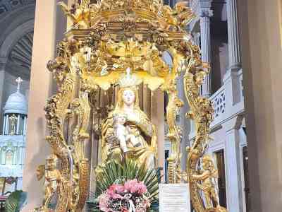 Colognola ai Colli. Restaurata la statua della Madonna del Rosario
