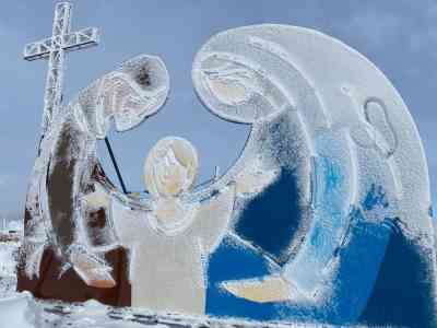 Gesù nasce al freddo e al gelo sulla cima del Corno d’Aquilio
