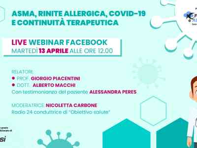 On line per parlare di respiro e allergie in tempo di Covid