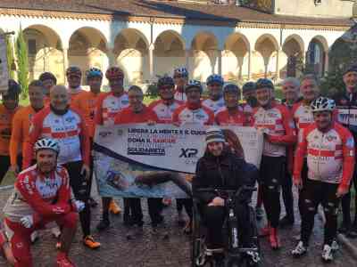 L'Asfa sale in bicicletta per sensibilizzare al dono