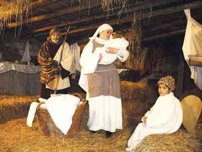 San Fermo Maggiore. Incontro e testimonianze  sulla Natività vivente di Piubega