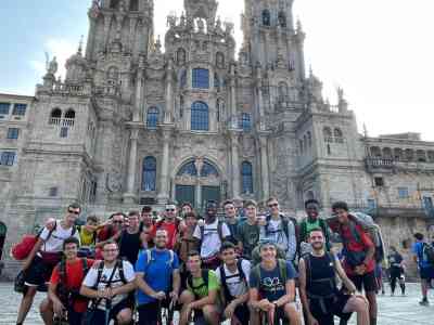 Gli adolescenti del Seminario Minore sul Cammino di Santiago