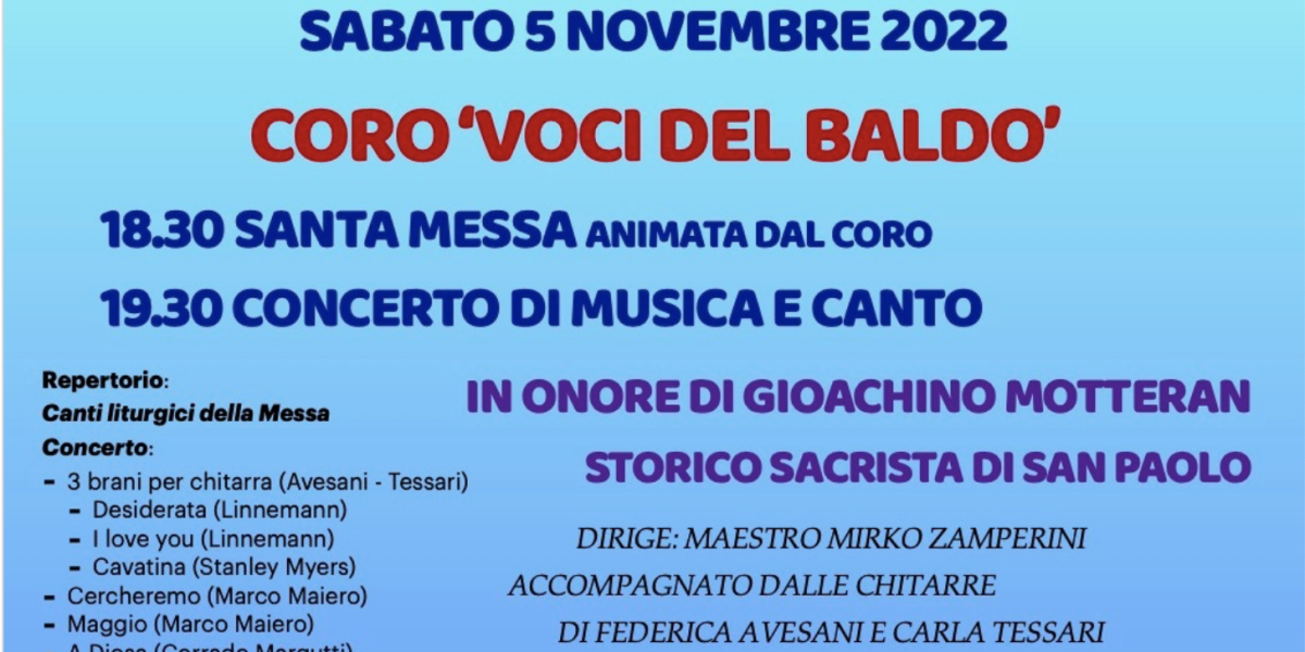 S. Paolo C.M. In onore di Gioachino Motteran