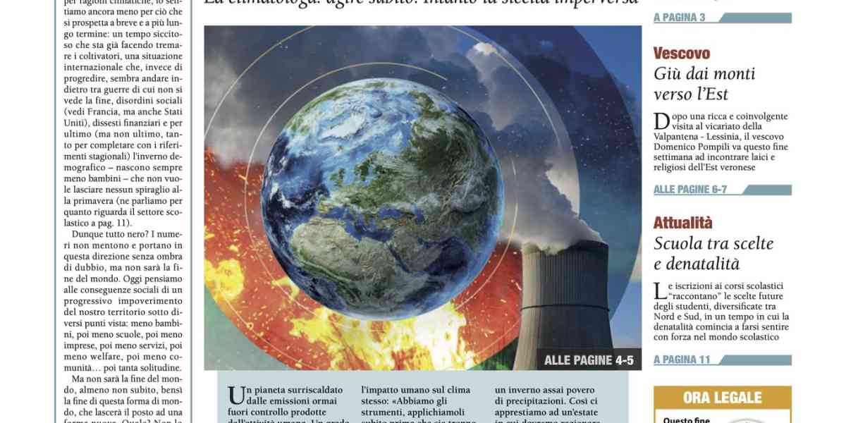 Cambiamo noi il clima o ci cambierà per sempre