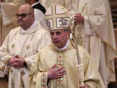 I riti della Pasqua col vescovo Domenico
