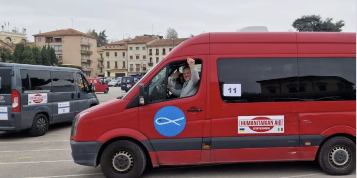 La San Vincenzo manda in Ucraina sei furgoni pieni di solidarietà