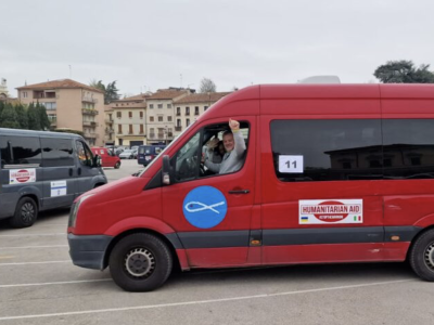 La San Vincenzo manda in Ucraina sei furgoni pieni di solidarietà