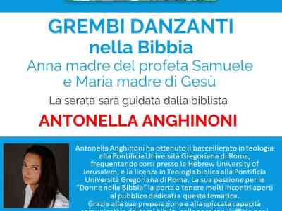 Una serata con la biblista Antonella Anghinoni