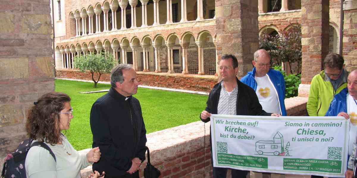 La Diocesi ha incontrato un gruppo di pellegrini tedeschi vittime di abusi
