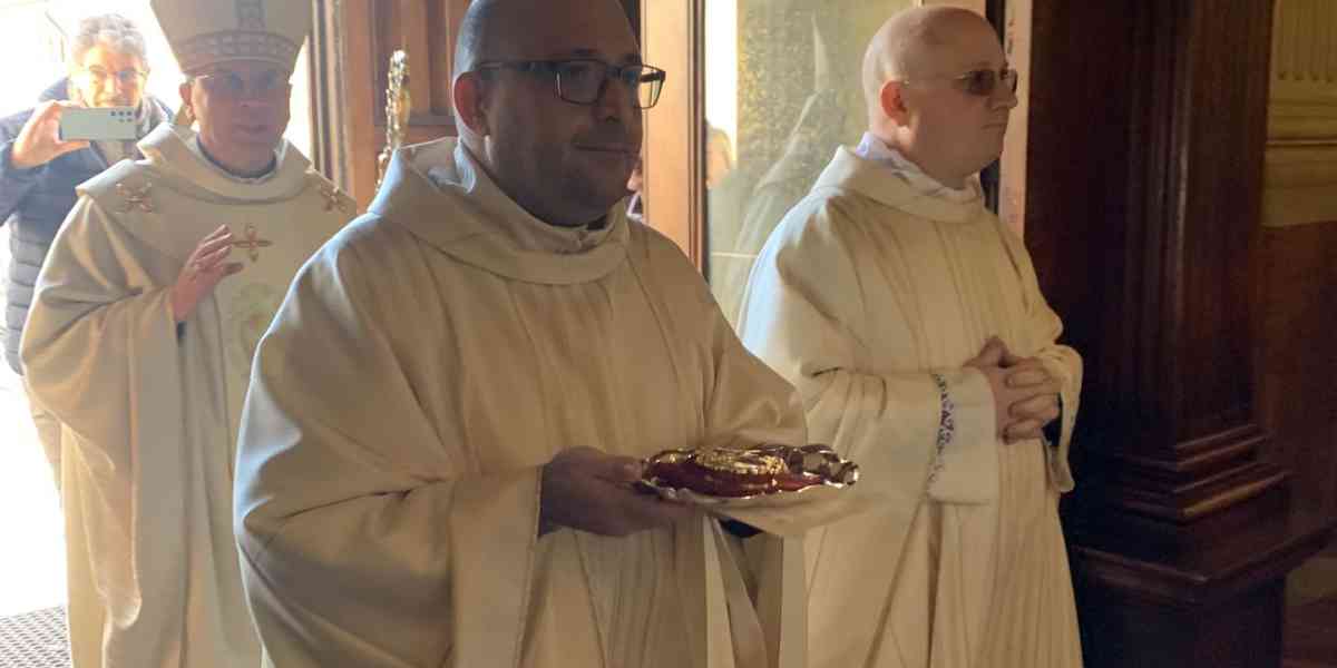 Consegnata la reliquia  di san Giovanni Calabria