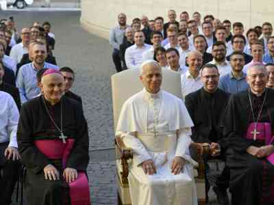 Papa Leone XIV ai seminaristi: «Tenete fisso lo sguardo su Gesù»