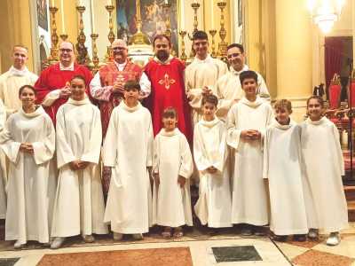 Valeggio: il saluto delle comunità a mons. Bonetti