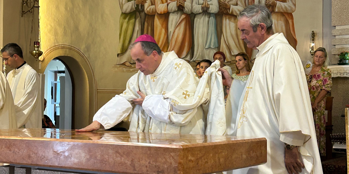 Ad Albarè di Costermano la dedicazione della chiesa con il  Vescovo