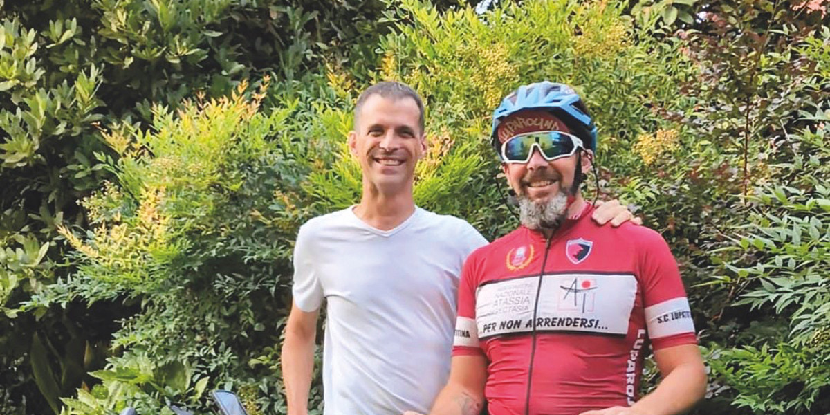 In bici sulla via del dono: il tour solidale di Giancarlo Saggioro