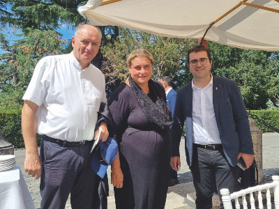 Legnaghesi a Roma e l'incontro con la famiglia Acutis