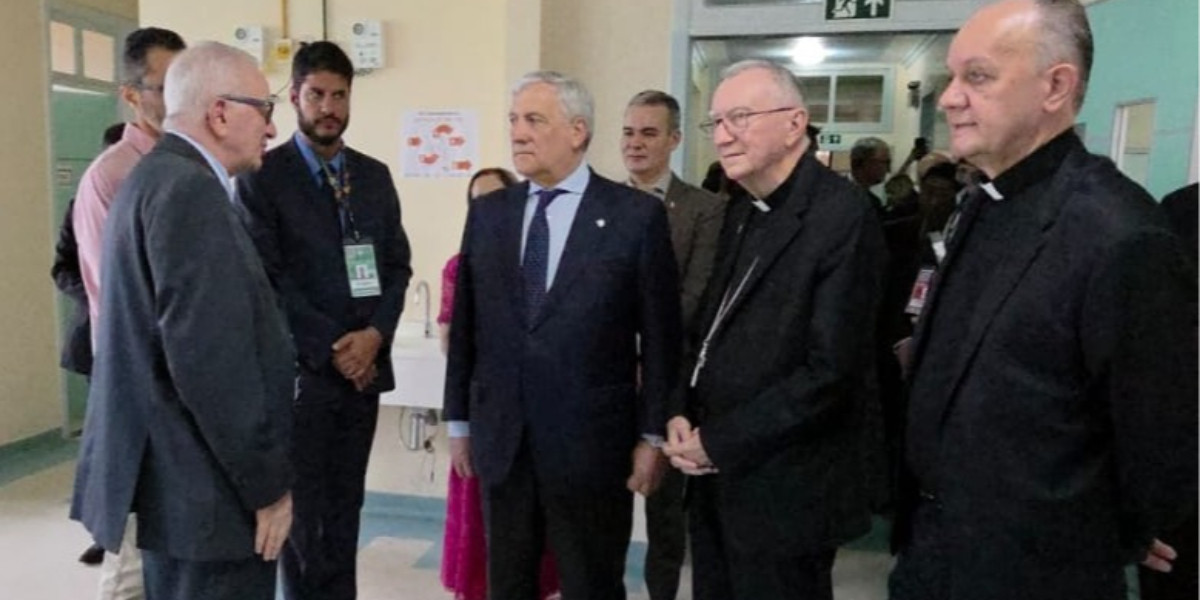 Parolin e Tajani al Don Calabria di Marituba