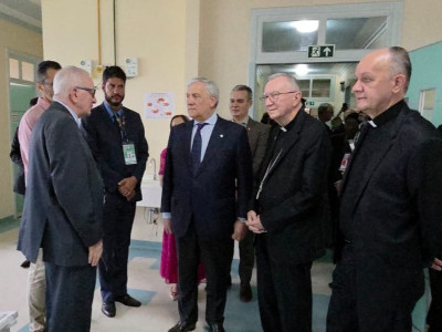 Parolin e Tajani al Don Calabria di Marituba