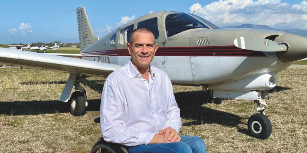 Quelle Ali per tutti che Paolo “indossa”per superare le disabilità