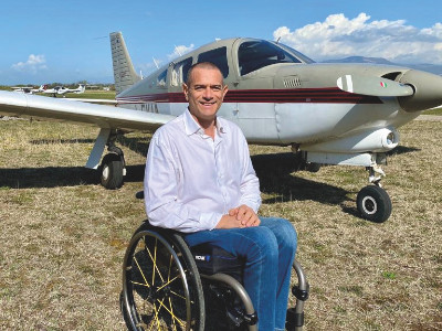 Quelle Ali per tutti che Paolo “indossa”per superare le disabilità