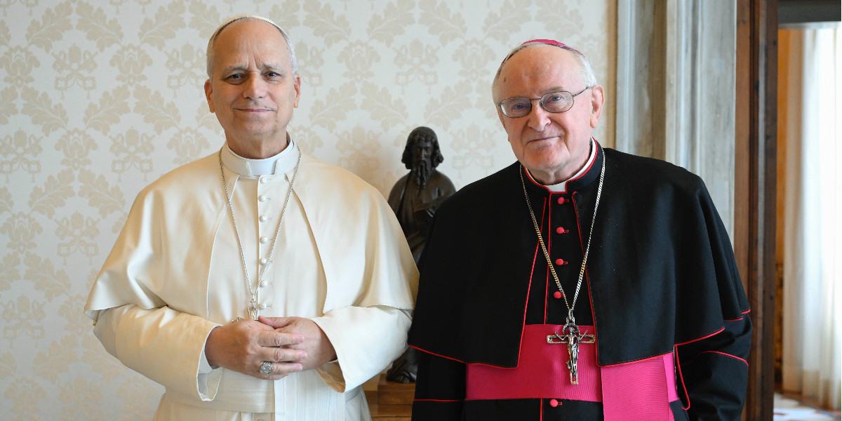 Io, «agostiniano senza saio» in udienza da papa Leone XIV