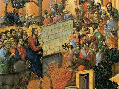 Gesù vive il chiaroscuro tra gli osanna e il crucifge!