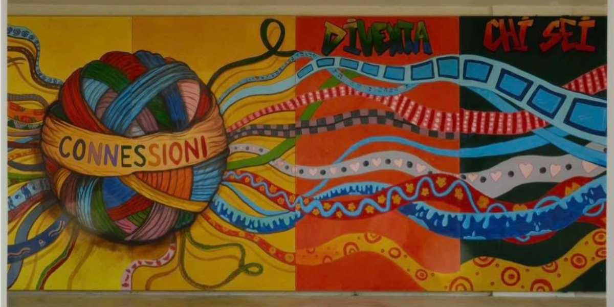 I murales di solidarietà nella scuola