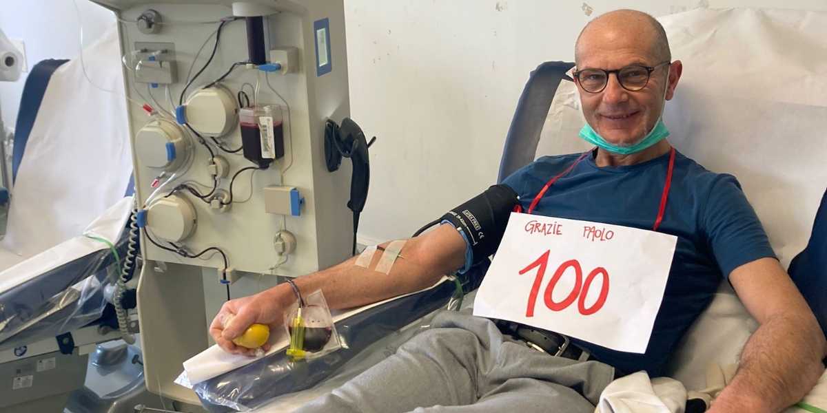 Da super donatore a paziente bisognoso del plasma altrui