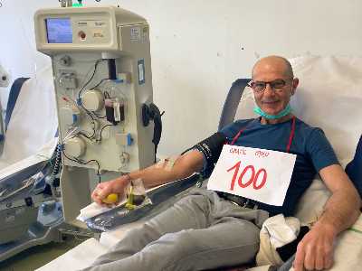 Da super donatore a paziente bisognoso del plasma altrui